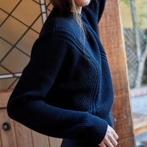 NWT Small PacSun LA Hearts Boxy Mock Neck Sweater